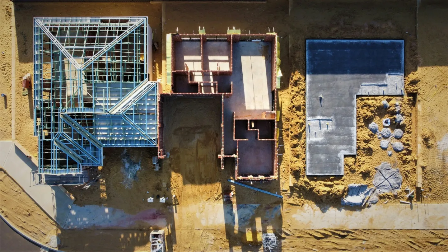 Various Stages Of Construction